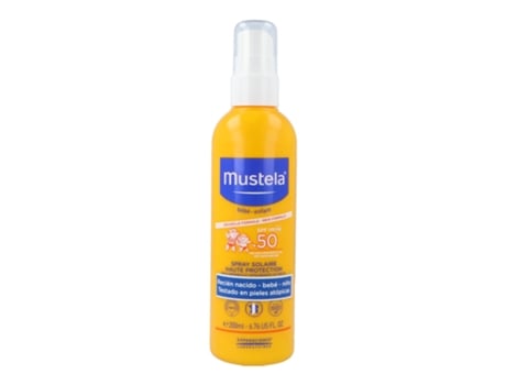 Protector Solar MUSTELA Spray Solar SPF50+ (200 ml)