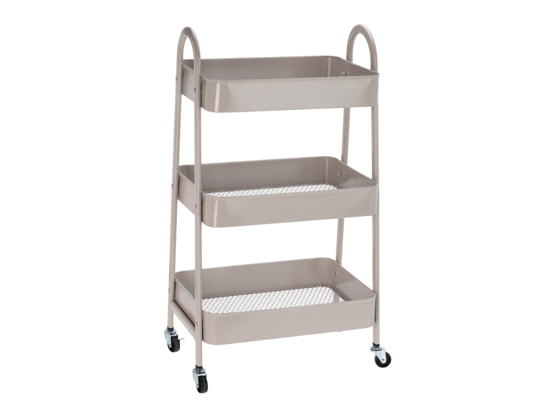 Carrito de cocina con ruedas Well Home con 3 cestas y ruedas Wellhome