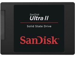 Disco SSD Interno SANDISK Ultra II (1 TB - SATA - 550 MB/s) — 960 GB | Negro