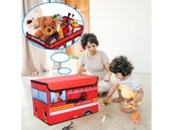 ¡ofertas! Caja De Almacenamiento Para Juguetes Con Tapa Abatible, Plegable, Ideal Para El Cuarto De Juegos Y El Armario Del Hogar.