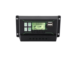 Controlador De Carga Solar Pwm De 20 A, 12 V/24 V, Con 2 Salidas Usb Y Múltiples Protecciones.