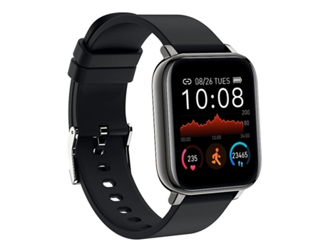 Smartwatch 1.4'' Full Touch Screen Pulsómetro Sueño Calorías Podómetro IP67 Impermeable Negro