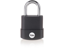 Candado de alta seguridad Yale de acero laminado con cable perforado y 3 llaves