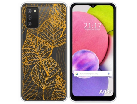Carcasa Samsung Galaxy A03s TUMUNDOSMARTPHONE Dibujos Transparente Multicolor