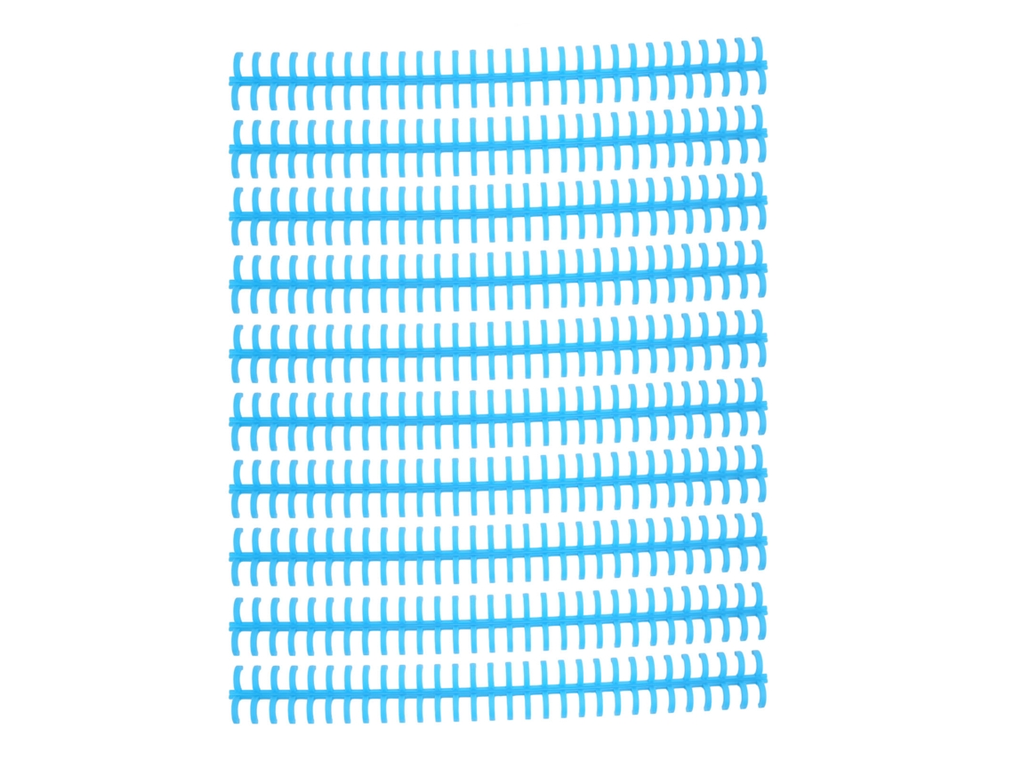 10 Unidades De Encuadernación Con Lomo Para Folletos, 30 Agujeros, 10 Mm, Plástico Pp Duradero, Azul, Para Estudiantes Y Oficina.