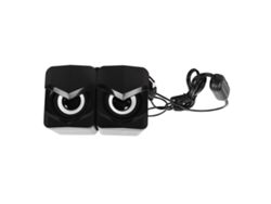 2 Altavoces Portátiles Con Cable Y Subwoofer Para Ordenador De Sobremesa, Portátil O Para El Hogar.