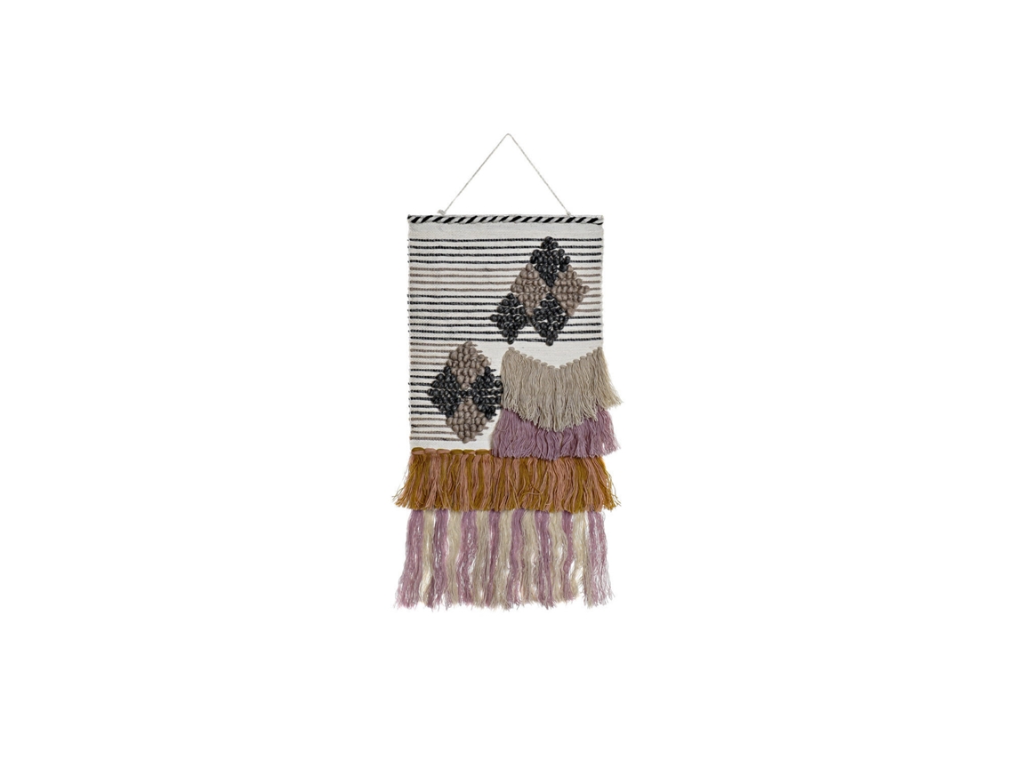 Tapiz Yute Lana Flecos Multicolor 46x2x110cm