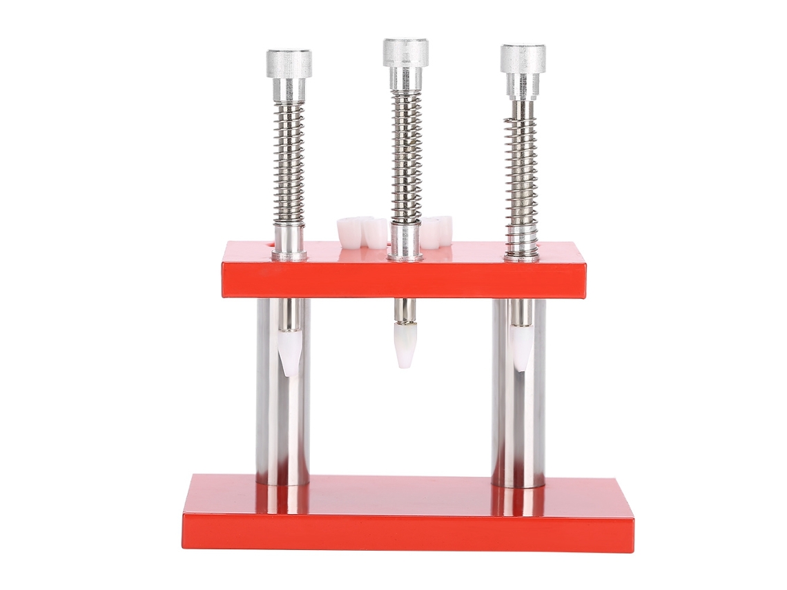 Herramienta Profesional De Acero Inoxidable De 3 Cabezales Para Reparación De Relojes Con Empuñadura.