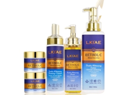 Set de cuidado de la piel, solución iluminadora 5 en 1, crema de día FPS 50, set OEM 5 en 1