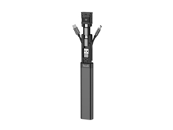 Estación de acoplamiento Bestvite, lector de tarjetas TF USB multifuncional para iPhone, expande el almacenamiento, color negro
