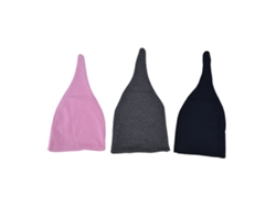 3 Gorros De Algodón Suaves Y Transpirables Para Bebés Y Niños Pequeños (talla Única)