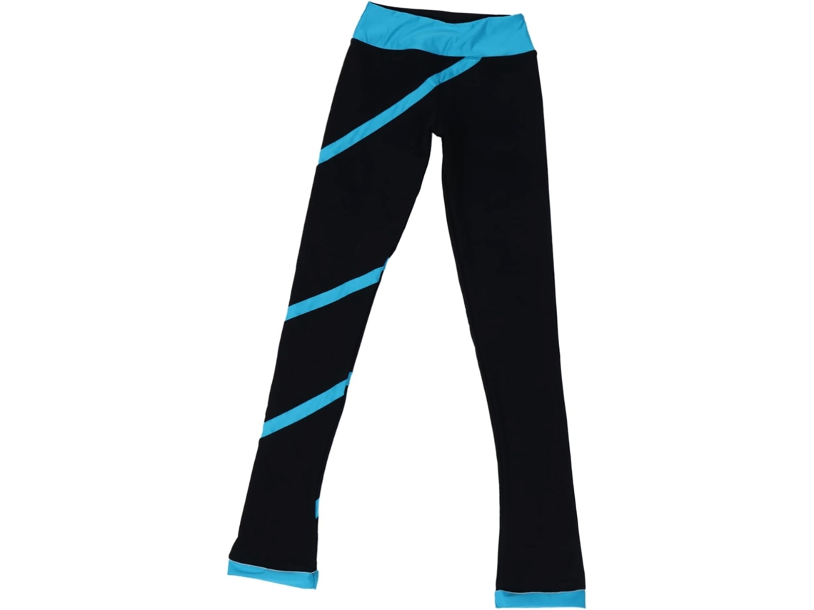 Pantalones de patinaje a rayas, pantalones de entrenamiento para patinaje artístico.