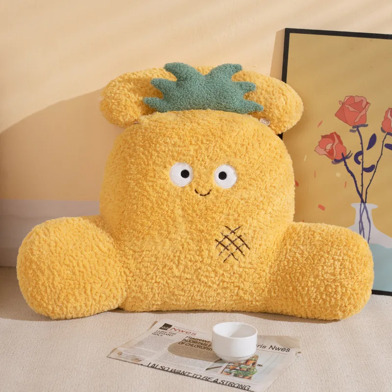 Almohada/cojín De Sofá Lumbar Con Forma De Piña (50 Cm) Para Adultos.