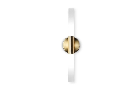 Lámpara de pared dorada de 5W, lámpara de noche para dormitorio, iluminación de pared de fondo para sala de estar, lámpara frontal LED para espejo ...