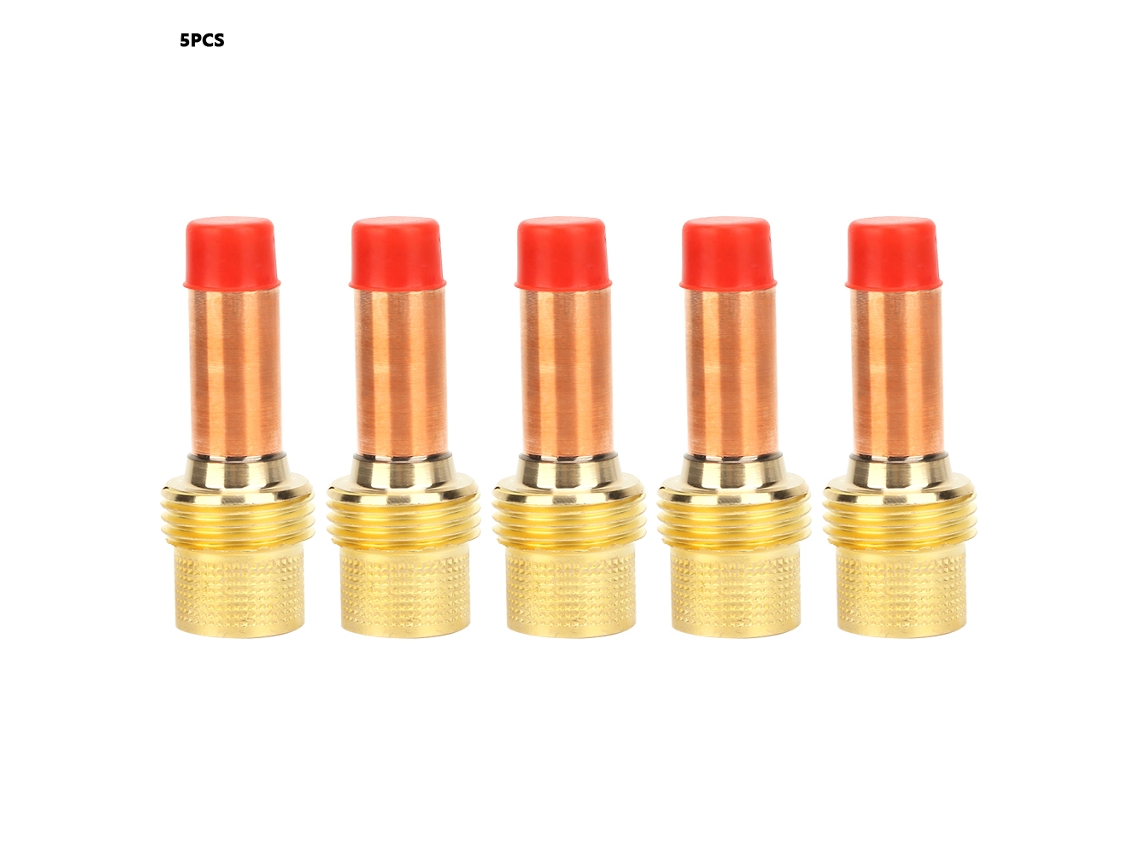 5 Peças Corpo De Porta Lente De Gás 45v25 1/16'' 1.6mm Para Soplete Tig Wp-17/18/26