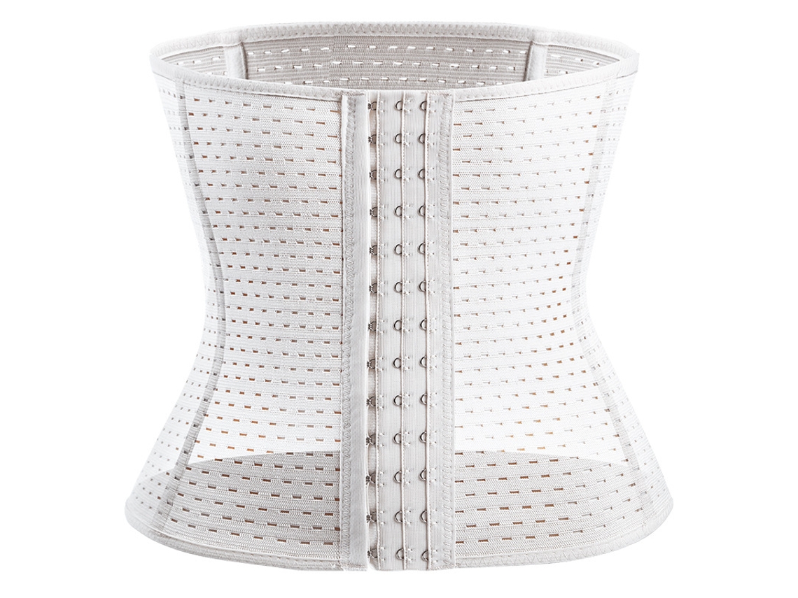 Cinta Lombar Chrui 4 Huesos Ganchos Postparto Talla Xs (blanco)