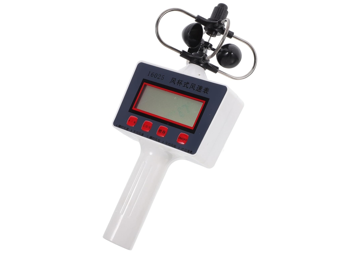 Anemômetro Portátil De Alta Precisão Com Tela Lcd E Medidor De Velocidade Do Vento.