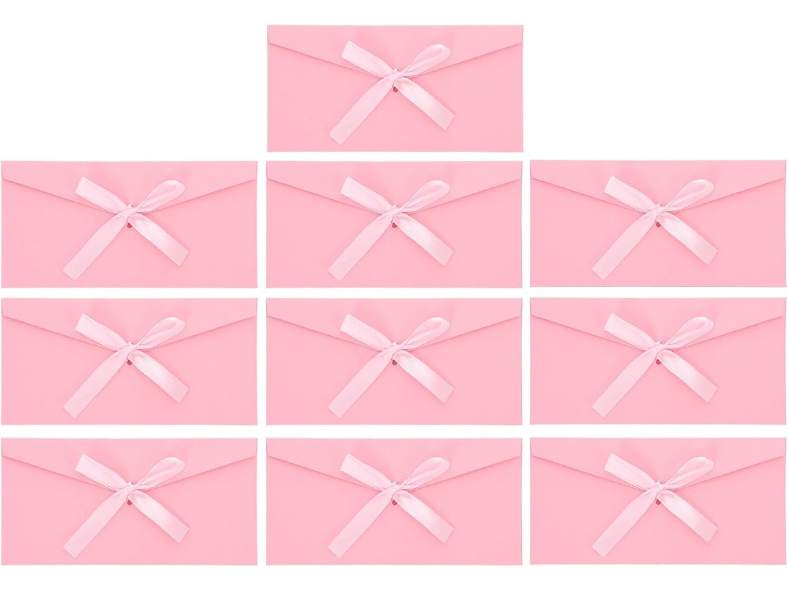 10 Sobres Kraft GOKOCO con Cinta, Papel Kraft Grueso, Sobres Vintage para Invitaciones de Fiesta (no disponibles)