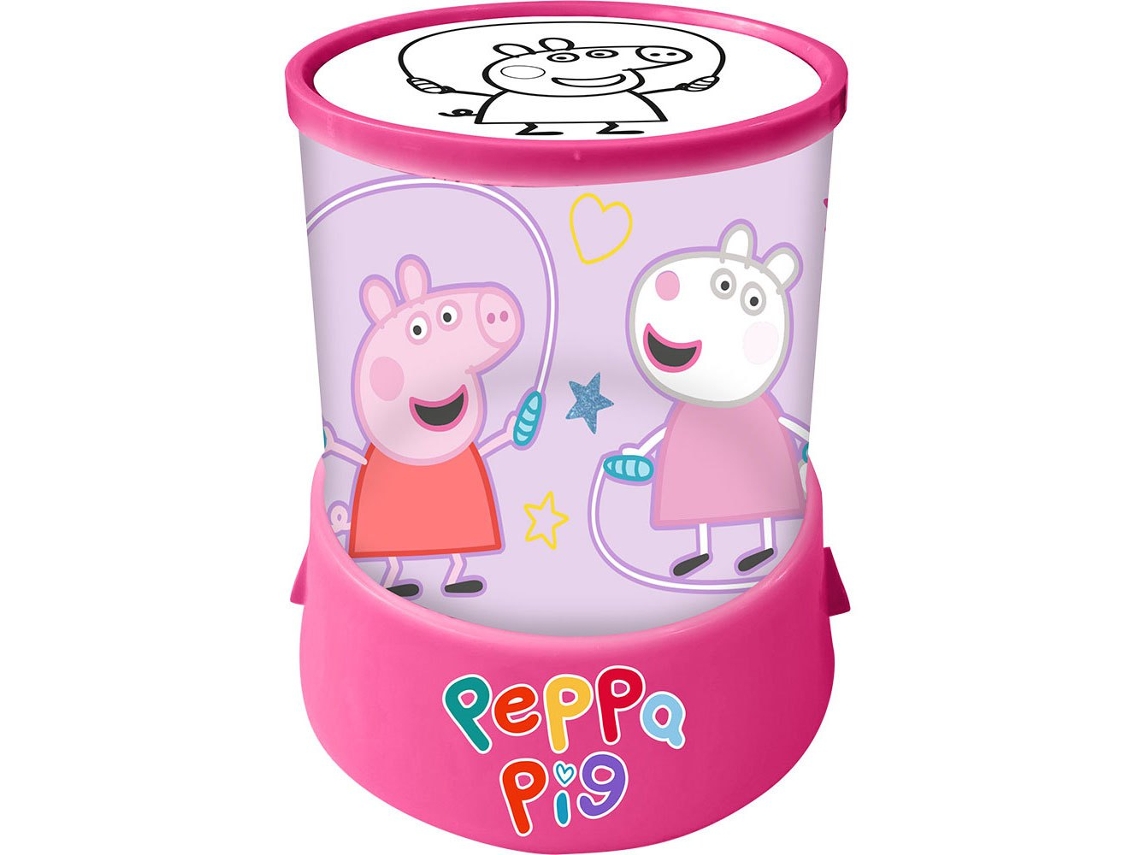 Pequena Luz Do Projetor de Cilindro Led Rosapeppa Pig