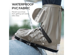 Cubrezapatos Impermeables Con Reflectores Ajustables Para Ciclismo, Acampada Y Senderismo.