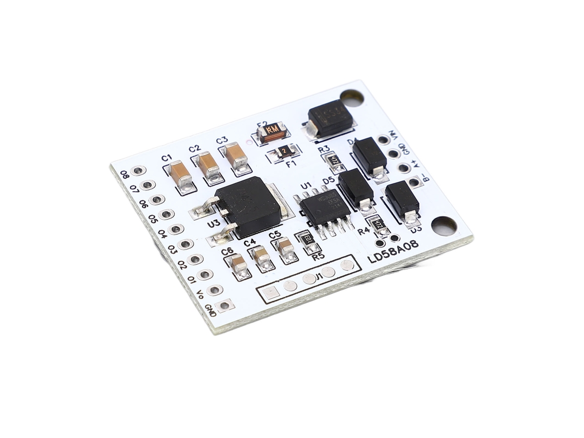 Módulo controlador de transistor PWM RS485 de 8 canales