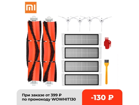 Piezas de aspiradora, Kits de accesorios para Xiaomi Mi Robot, piezas de repuesto para aspiradora, cepillo principal, filtro, Cepillo Lateral, pein...