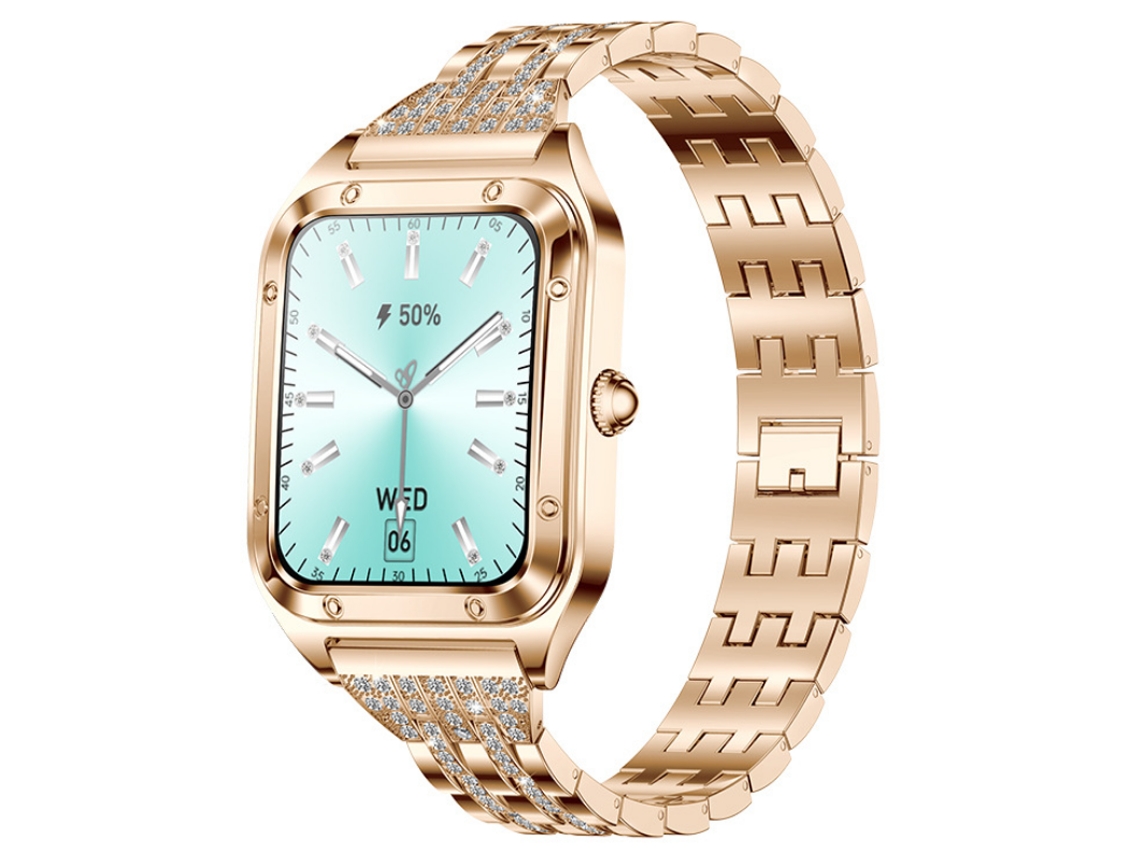 Reloj Inteligente Para Mujer, Con Pantalla Táctil De 1.59", Con Función De Respuesta Y Realización De Llamadas, Monitor De Ritmo Cardíaco, S