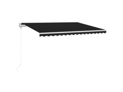 Toldo retráctil VIDAXL Antracita Aluminio (400x300 cm)