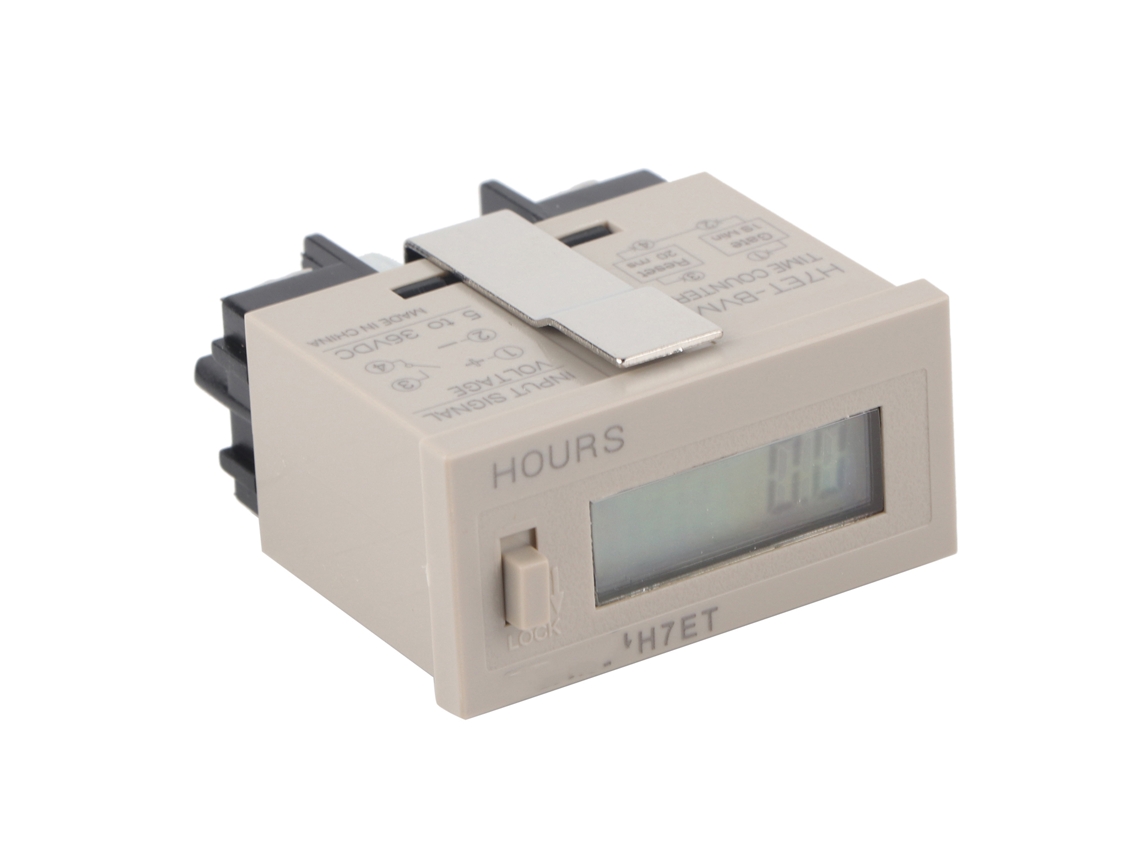 Contador Totalizador Eléctrico Digital H7etbvm Con Pantalla Lcd De 6 Dígitos, Cc 5-36v