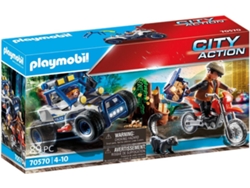 PLAYMOBIL Persecución del Ladrón del Tesoro (Edad Mínima: ‍4 Años - 58 Piezas)