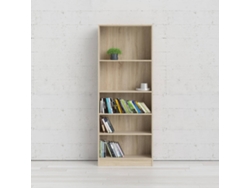 Librería de 4 estantes Basic Roble (altura 203,2 cm)