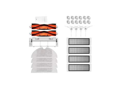 Pacote com 28 escova lateral rolo escova mop filtro hepa para xiaomi 1s robot s50