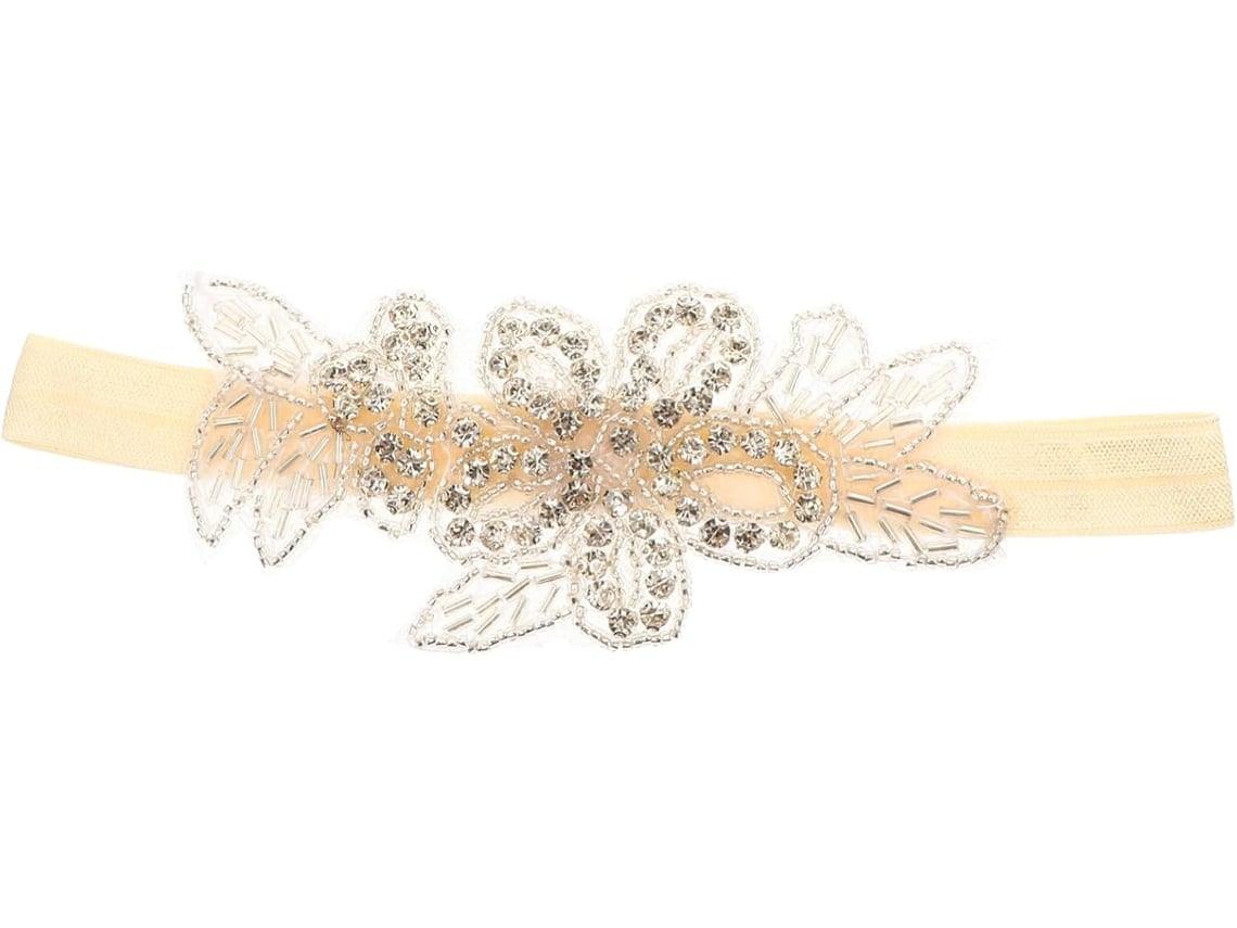 Tiara de dos piezas con diamantes de imitación para niñas, con flores y accesorio para el cabello para niños y niñas.
