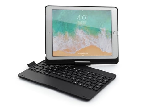 Carcasa Flip Cover y Teclado Bluetooth YIMGOTTA F102AS para iPad 10.2/Air10.5/Pro10.5