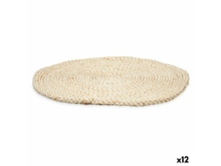 Salvamantel Natural Esparto 40x40x2 cm (12 Unidades)