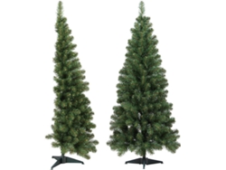 Pieza Decorativa DMORA Christmas Tree Half (Verde - PVC - 60 x 88 x 180 cm)