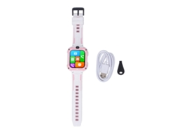 Ats-reloj Inteligente Para Niños Con Gps Llamada Vídeo Bidireccional Regalo De Cumpleaños Rosa