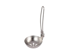 Cuchara De Acero Inoxidable Con Mango Plegable Ranurado Para Cocinar Y Freír.