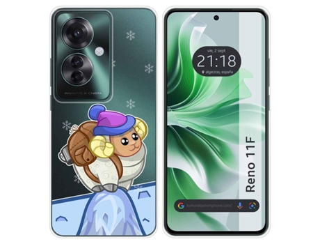 Funda Diseño Cabra para Oppo Reno 11F 5G TUMUNDOSMARTPHONE Multicolor