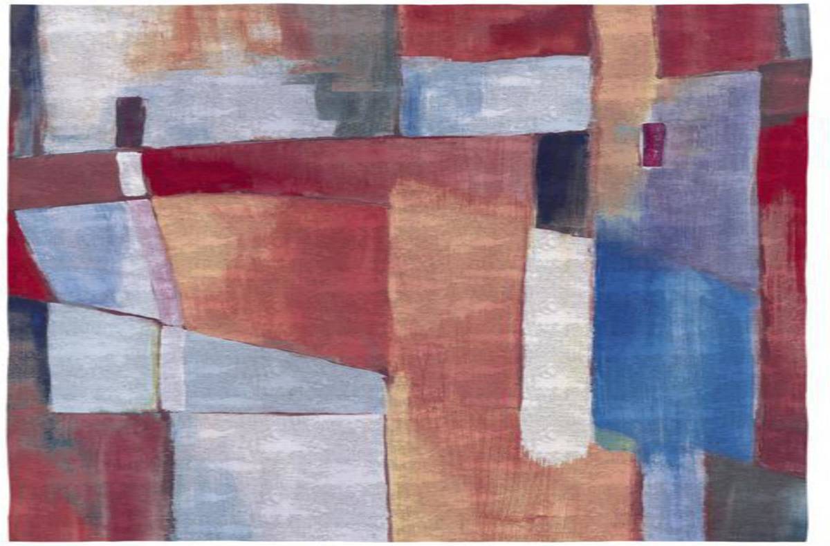 Rodier Alfombra Habitacion salon pelo corto 120x170cm pampam multicolor 120x170