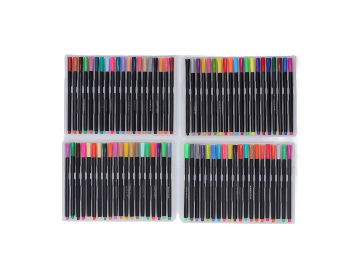 Canetas de Aquarela 80 Cores com Caixa de Armazenamento para Profissionais e Iniciantes