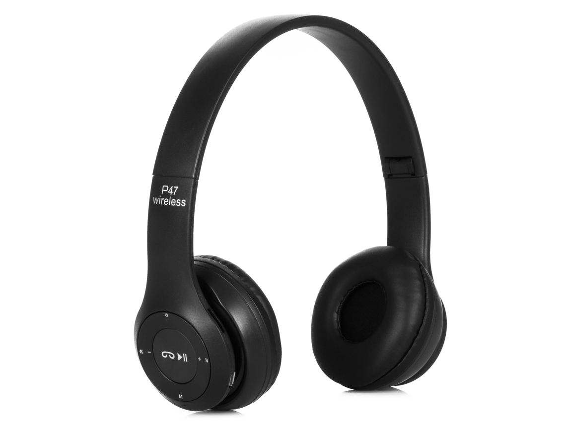 Cascos Auriculares P47 Bluetooth 5.0 +edr Con Radio Fm Incorporada Y Lector De Micro Sd