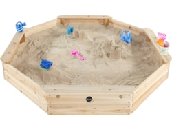 Caja de arena de madera Plum mega