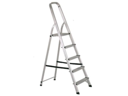 Escalera aluminio 5 peldaños hogar en131