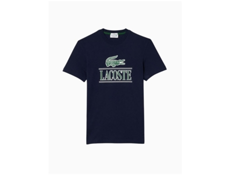 Camiseta de Hombre LACOSTE Corta Regular Fit Azul (M)