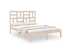 Maison Exclusive - Estructura De Cama Madera Maciza 120x190 Cm