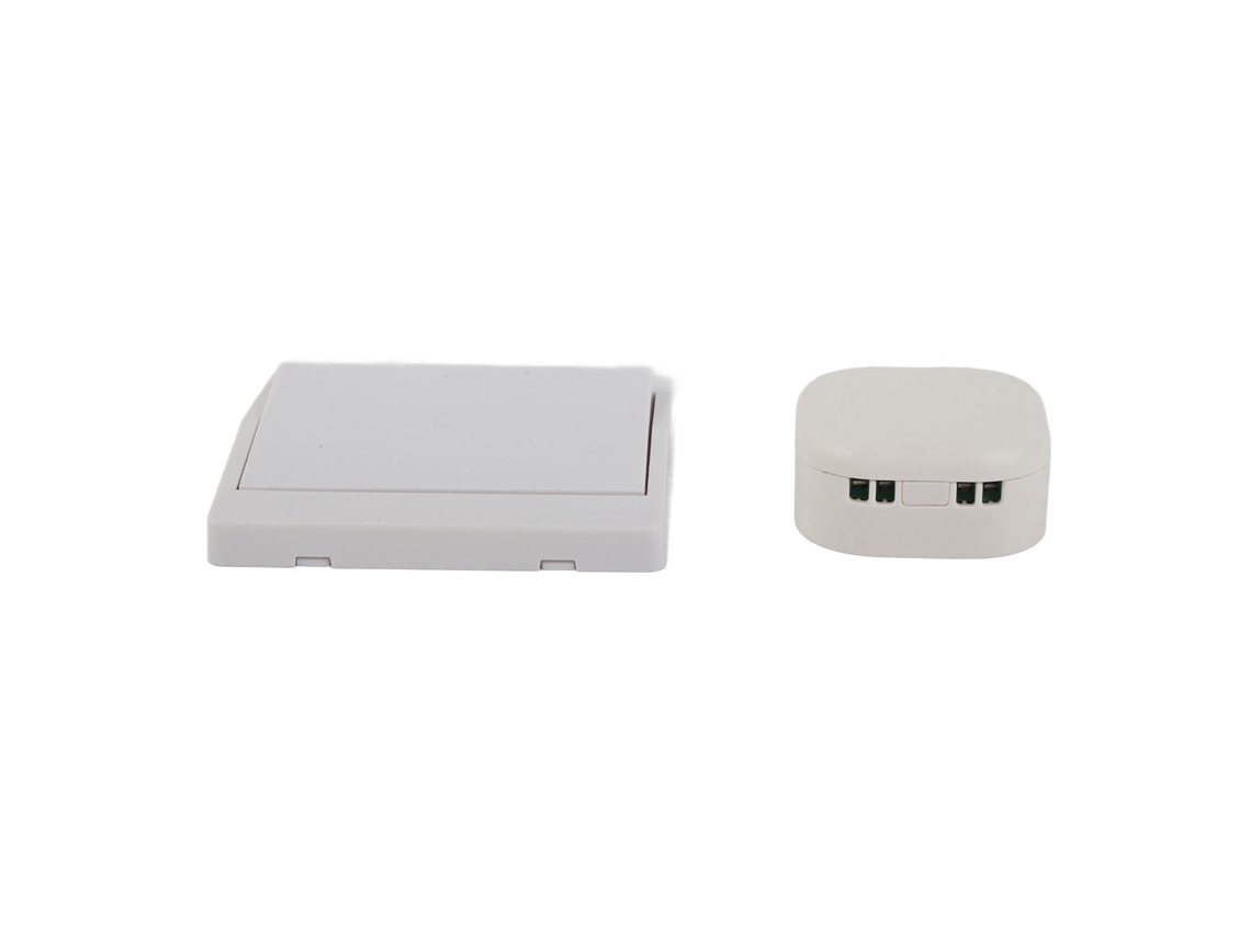 Chave De Luz Sem Fio Autoalimentada Controle Remoto Impermeável Interruptor De Parede 110-250v