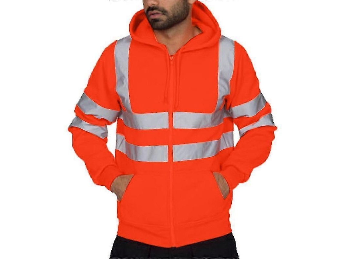 Chaqueta De Trabajo De Alta Visibilidad Para Hombre - Segura - Tallas M, Xl, 2xl, 3xl, 4xl