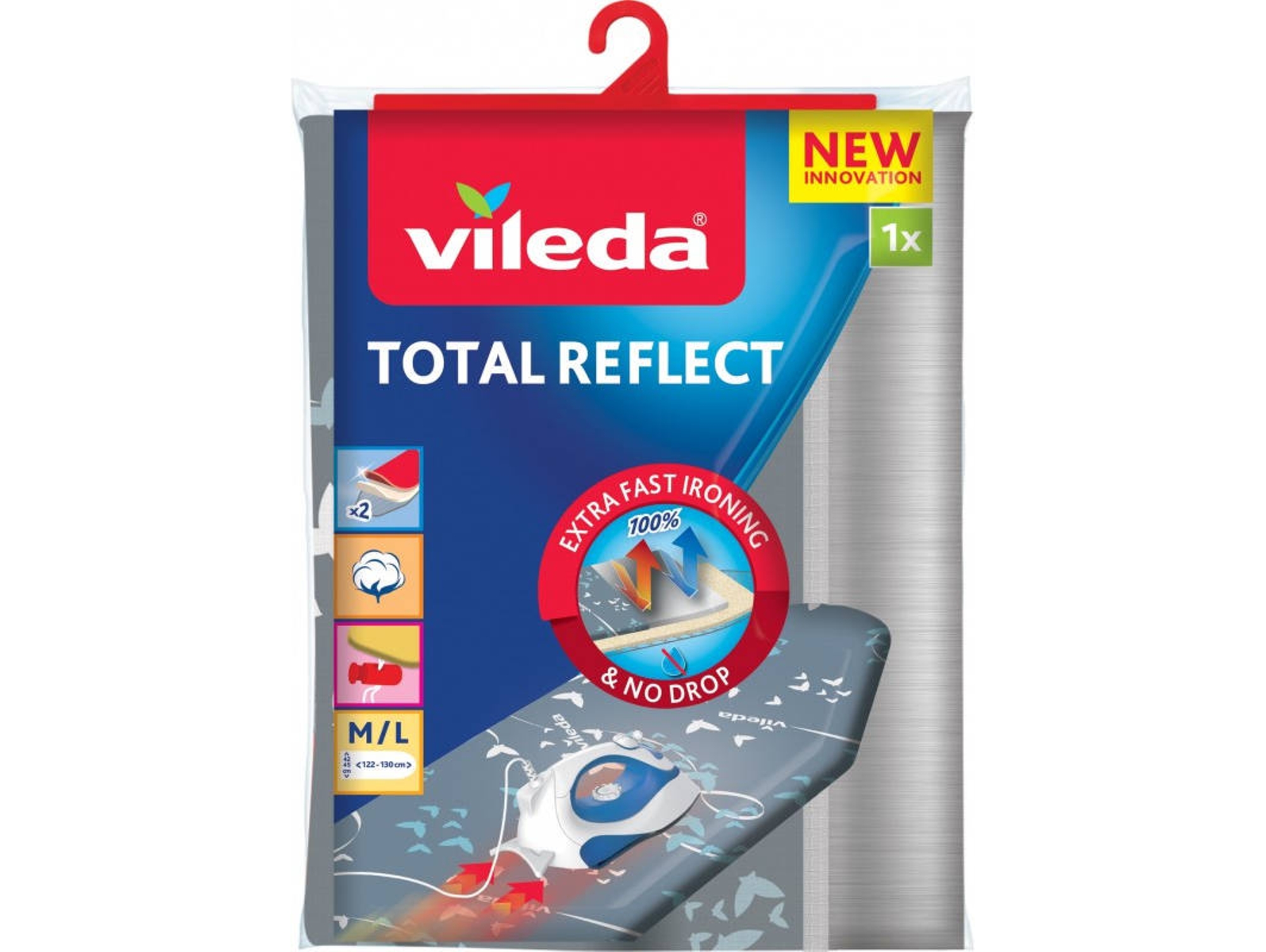 Funda para Tabla de Planchar VILEDA Total Reflect