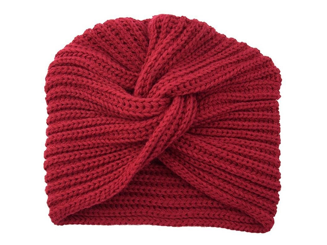 2026-gorro De Lana Tejido Para Mujer Con Diseño De Cruz Casual Elegante
